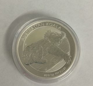 2012 Australian One Ounce Silver Koala $1 Coin photo