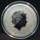 Silver 1/2 Oz Australia 2012 Year Of The Dragon Coin In Air Tite Capsule Australia photo 1