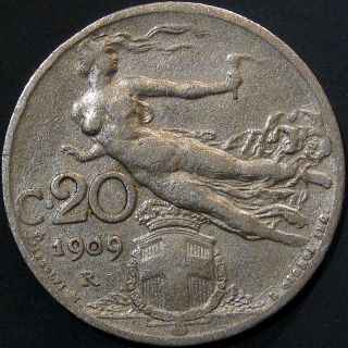 20 Centesimi (1909 - R) Italy photo