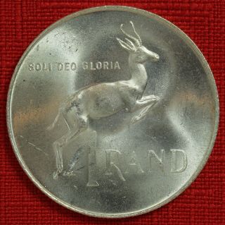 South Africa: 1967 Rand, .  800 Silver - Top Grade photo