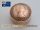 1961 Australia Penny Snuff Box Or Pill Pot.  Stash Pot.  Queen Elizabeth Ii Australia & Oceania photo 1