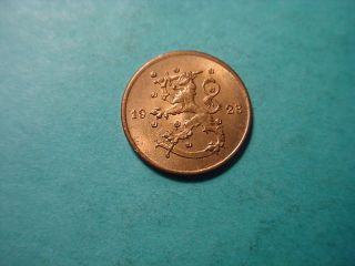 Finland 1923 1 - Penni In Uncirculated photo