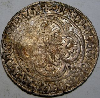 Sachsen - Heissen (germany) Grossus - Silver - Friderik Ii.  (1382 - 1428) - 669 photo