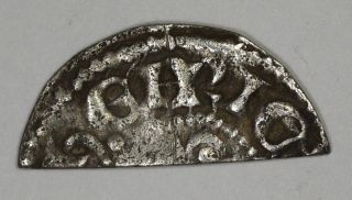 Cut (half Penny) Long Cross Penny Of Henry Iii,  York (everwic) Medieval Coin photo