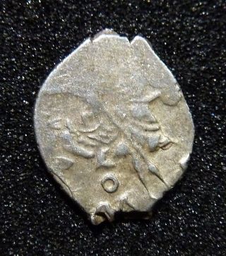 Russian Wire Silver Coin Boris Fedorovich 1598 - 1605 Y.  (c148) photo