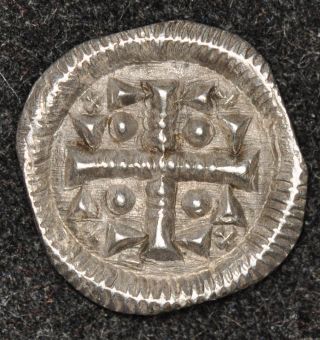 Ca.  Early 12th Century (1100s) Hungary Silver Obol Au/unc photo