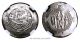 Ngc Certified Ms Ancient Silver Coin ½ Drachm Hani ‘abbasid Governors Tabaristan Coins: Ancient photo 1