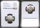 Ngc Certified Ms Ancient Silver Coin ½ Drachm Hani ‘abbasid Governors Tabaristan Coins: Ancient photo 2