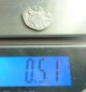 Russian Wire Silver Coin Fedor Ivanovich 1584 - 1598.  (002) Coins: Medieval photo 2