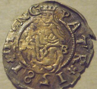 1581 Hungary Rudolf Ii (1576 - 1612) Hammered Silver Denar - Holy Roman Emporer photo