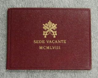 Vatican - 1958 Mcmlviii - Silver 500 Lire - Sede Vacante - Toning photo