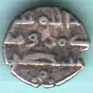 Sind Sultanate - Dirham - Small Silver Coin W - 95 photo