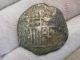 Silver 4 Reales Cob.  Spanish Colonial Mexico.  12.  92g,  28.  6mm. Mexico photo 1