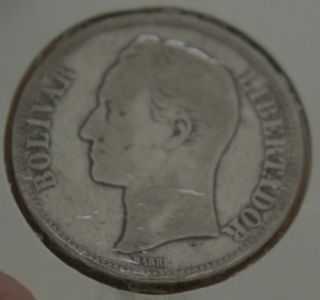 1888 Lei 900,  25 Gram,  Bolivar Libertador,  Estados Unidos De Venezuela photo