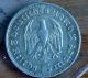 1936 - G German Mark 5 Silver Coin With Hindenburg Eagle Germany photo 1