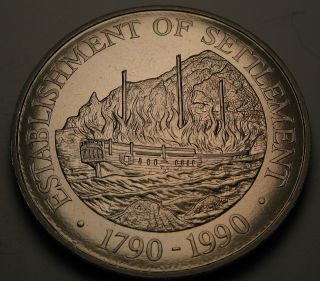 Pitcairn Islands 1 Dollar Nd (1990) - Establishment Of Settlement 1089 photo