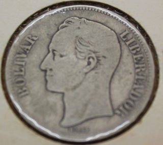 1879 Lei 900,  25 Gram,  Bolivar Libertador,  Estados Unidos De Venezuela photo