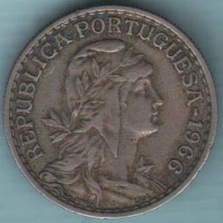 Republic Portuguese India - 1966 - One Escudo - Rare Coin W - 51 photo