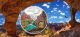 Cook Islands 2014 5$ Grand Canyon Silver Coin With Real Marble Inlay Australia & Oceania photo 3