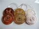 3x Physical Bitcoins 24k Gold /silver Plated 1oz Bitcoin Btc Coin Gift Coins: World photo 1