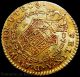 Pure 22k Gold Old Us $2 Gold Coin 1792 Spanish Gold 1 Escudos Doubloon (ac6) Coins: World photo 3