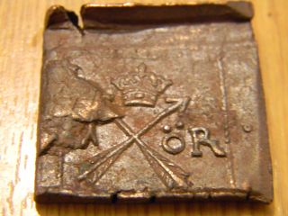 Sweden Klippe 1 Ore Coin 1626 Year photo