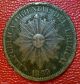 World Coin Vintage Uruguay 4 Reales 1869 Large Bronze Dd14 Coins: World photo 1