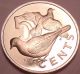 Rare Proof British Virgin Islands 1980 5 Cents Zenaida Doves 3,  421 Minted Fr/shi North & Central America photo 1