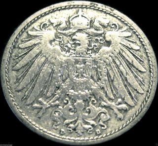 Germany - The German Empire,  German 1900d 10 Pfennig Coin - Historic Coin photo