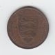 1877 Jersey Halfpenny ' 1/24 Of A Shilling '. UK (Great Britain) photo 1