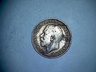 Silver - Great Britani - 3 Pence Year 1917 - photo