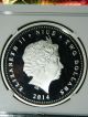2014 Niue $2 Endangered Species - Black Rhinoceros Proof Silver Coin Ngc Pf70 Uc Australia & Oceania photo 2
