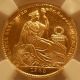 Peru 1963 Gold 20 Soles Ngc Ms - 66 Seated Liberty Coins: World photo 1
