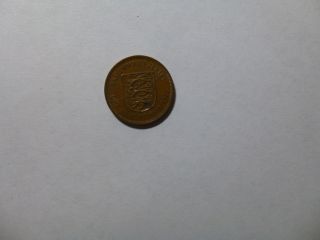 Jersey Coin - 1971 Penny - Circulated,  Spot,  Rim Dings photo