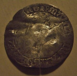 1553 - 1554 England Queen Mary Hammered Silver Groat 4 Pence photo