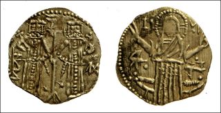 52: Ivan Alexander& Michael Asen - 1331ad.  Silver Medieval Bulgarian Coin photo