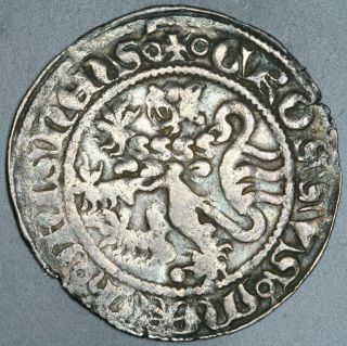 Saxony,  Meissen,  Balthazar,  1376 - 1406,  Ar Kreuzgroschen photo