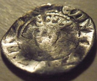 1307 - 1327 England Edward 2nd Hammered Silver Penny - London photo