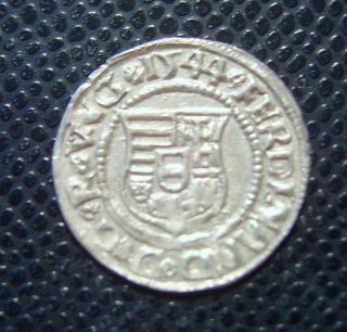 Hungary / Silver Denar / Ferdinand I.  / Madonna - Extra / 1544 K - B photo