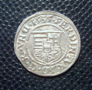 Hungary / Silver Denar / Ferdinand I.  / Madonna - Extra / 1535 K - B photo