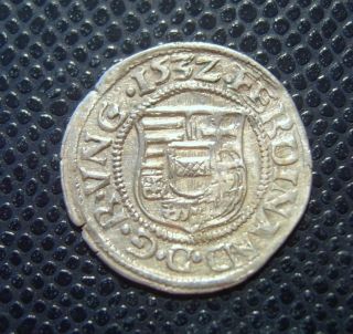 Hungary / Silver Denar / Ferdinand I.  / Madonna - Extra / 1532 K - B photo