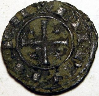 Brindisi (italy) Denaro After 1249 - Silver - Frederick Ii.  (1197 - 1250) photo