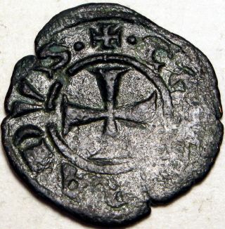Brindisi (italy) Denaro - Silver - Conrad I.  (1250 - 1254) photo