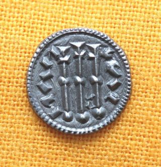 Medieval Hungarian Coin - Coloman Silver Denar.  1095 - 1116 Unger: 30 photo