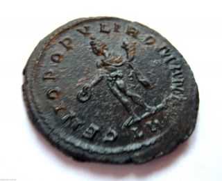 308 A.  D British Found Maximinus Ii Daia Roman Ae Bronze Follis Coin.  Rome photo