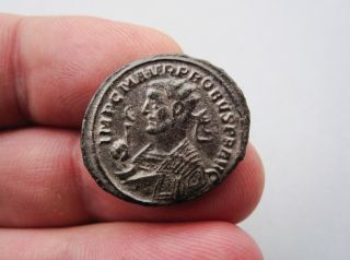 Roman Emperor Probus,  276 - 282 Ad,  Copper Alloy Antoninianus Coin photo