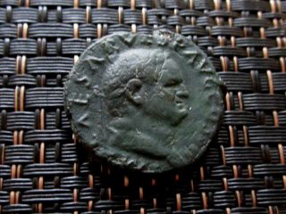 Bronze Ae Dupondius Of Vespasian 69 - 79 Ad Ancient Roman Coin photo