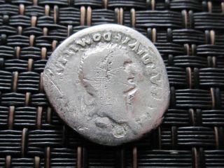 Silver Ar Denarius Domitian 69 - 81 Ad Altar Ancient Roman Coin photo