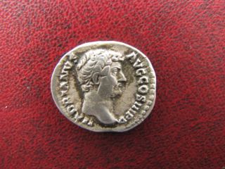 Roman Ar Denarius Hadrian 117 - 138 Ad Modius photo