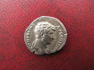 Roman Ar Denarius Hadrian 117 - 138 Ad Moneta photo